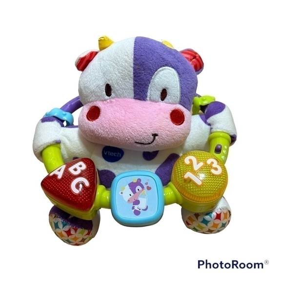 Vtech Baby Lil Critters Moosical Beads Cow Toy Kids Learning ABCs Counting - Picture 1 of 5
